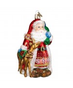 NEW - Old World Christmas Glass Ornament - Nordic Santa