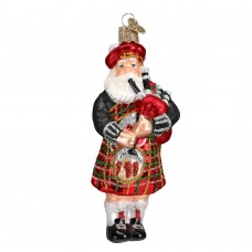 NEW - Old World Christmas Glass Ornament - Highland Santa