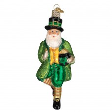 Old World Christmas Glass Ornament - Irish Santa