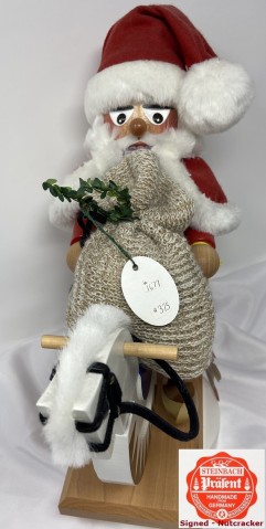 Santa Rider on Horse Christian Steinbach - Signed by the Steinbach's