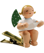 NEW - Wendt & Kuhn Angel with Sheet Music - Clip On Ornament