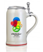 The Official Munich Oktoberfest Beer Stein 2023 - 1 Liter with Lid 