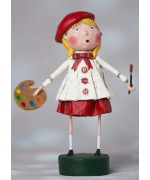 Artistic Spirit Paint Artist Girl Figurine - Lori Mitchell