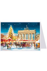 NEW - Weihnachtskarte Advent Calendar Card - Berlin