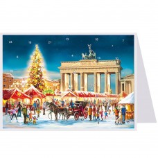 NEW - Weihnachtskarte Advent Calendar Card - Berlin