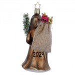 NEW - Inge Glas Glass Ornament - 2024 Limited Edition Santa