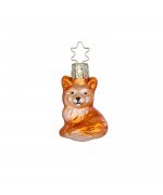NEW - Inge Glas Glass Ornament - Mini Fox