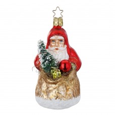 NEW - Inge Glas Glass Ornament - Gift Giving Santa