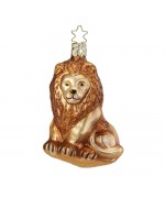 NEW - Inge Glas Glass Ornament - Grand Mane Lion