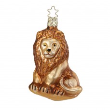 NEW - Inge Glas Glass Ornament - Grand Mane Lion