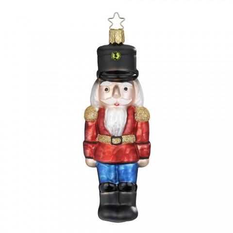 NEW - Inge Glas Glass Ornament - Nutcracker-TEMPORARILY OUT OF STOCK