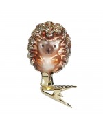NEW - Inge Glas Glass Ornament - Baby Hedgehog 