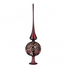 NEW - Inge Glas Glass Tree Topper - Radiant Passion