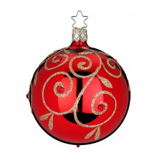 NEW - Inge Glas Glass Ornament - Radiant Passion