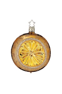 NEW - Inge Glas Glass Ornament - Golden Shine