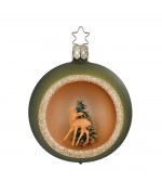 NEW - Inge Glas Glass Ornament - Forest Idyll