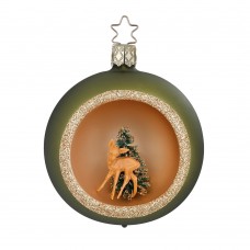 NEW - Inge Glas Glass Ornament - Forest Idyll