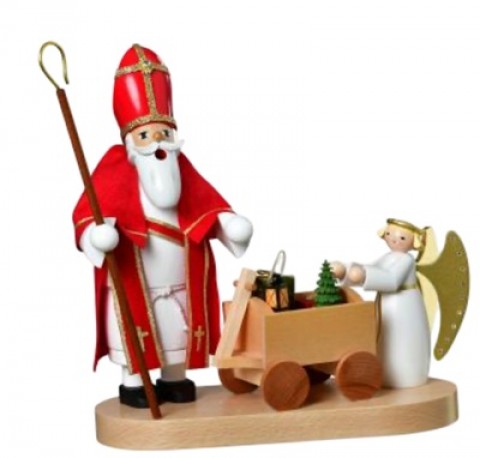 * New Christmas Smoking man - St. Nickolas with angel