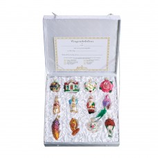 NEW - Old World Christmas Glass Ornament - Bride's Collection - 12 Piece Set 