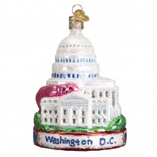 NEW - Old World Christmas Glass Ornament - Washington DC