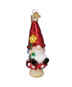 NEW - Old World Christmas Glass Ornament - Garden Gnome