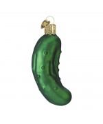 NEW - Old World Christmas Glass Ornament - Pickle