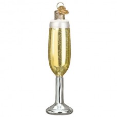 NEW - Old World Christmas Glass Ornament - Champagne Flute