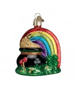 NEW - Old World Christmas Glass Ornament - Pot of Gold 