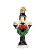 NEW - Old World Christmas Glass Ornament - Christmas Lamp Post