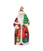 NEW - Old World Christmas Glass Ornament - German Santa