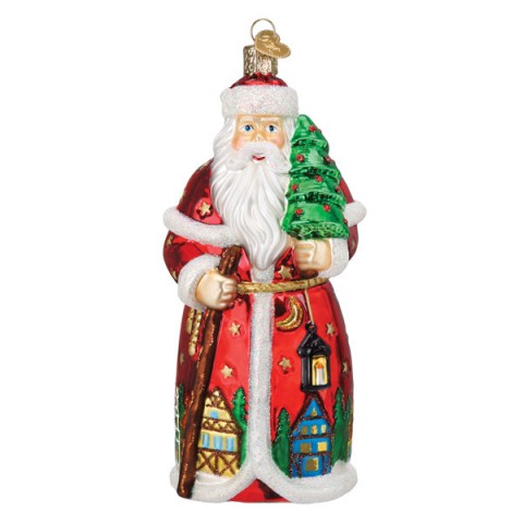 NEW - Old World Christmas Glass Ornament - German Santa