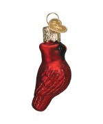 NEW - Old World Christmas Glass Ornament - Mini Red Cardinal