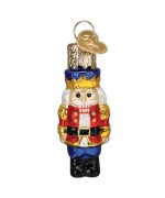 NEW - Old World Christmas Glass Ornament - Mini Nutcracker Soldier