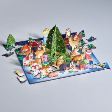 NEW - Wentworth Wooden Puzzle - Winter Woodland - Advent with Stand Up Pieces 