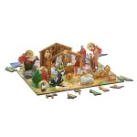 NEW - Wentworth Wooden Puzzle - Nativity - Advent with Stand Up Pieces 