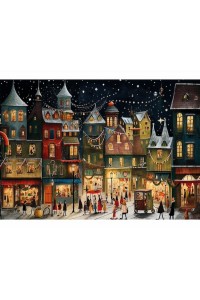 NEW - Wentworth Wooden Puzzle - Christmas in the City