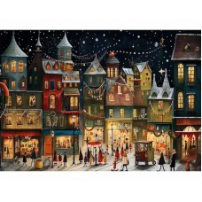 NEW - Wentworth Wooden Puzzle - Christmas in the City