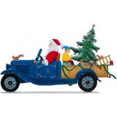 NEW - Santa in Pickup Truck 2021 Christmas Pewter Wilhelm Schweizer