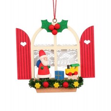 NEW - Christian Ulbricht German Ornament - Advent Window with Santa