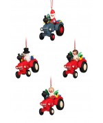 NEW - Christian Ulbricht German Ornament - Assorted Tractors