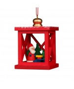 NEW - Christian Ulbricht German Ornament - Christmas Lantern with Santa