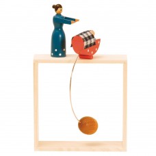 Wolfgang Werner Toy Mother with Cradle - TEMPORARILY OUT OF STOCK