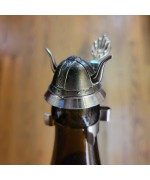 NEW - Oktoberfest Pewter Beer Bottle Caps - Viking Helmet