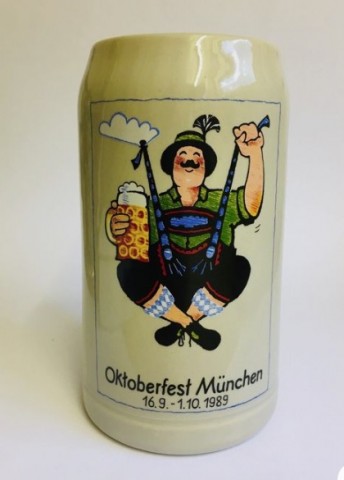 The Official Munich Oktoberfest Beer Stein 1989 - 1 Liter