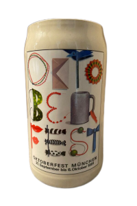 The Official Munich Oktoberfest Beer Stein 1991- 1 Liter