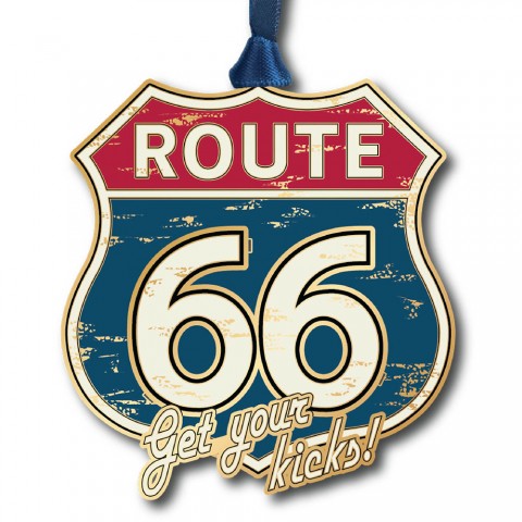 Beacon Design Ornament - Route 66 Sign