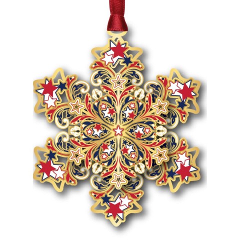 Beacon Design Ornament - Americana Snowflake