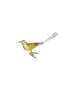 Inge Glas Glass Ornament - Serin Clip On Bird - TEMPORARILY OUT OF STOCK