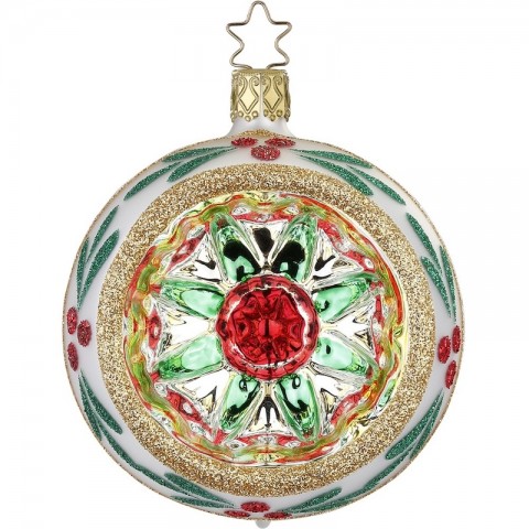 Inge Glas Glass Ornament - Mistletoe Reflector Ornament