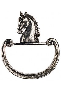 NEW - Pewter Napkin Ring - Horse